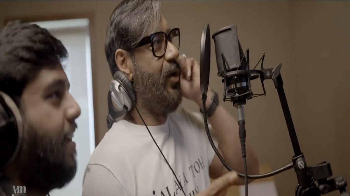 ajay devgn turns rapper for his film runway 34 with yashraj mukhate ...