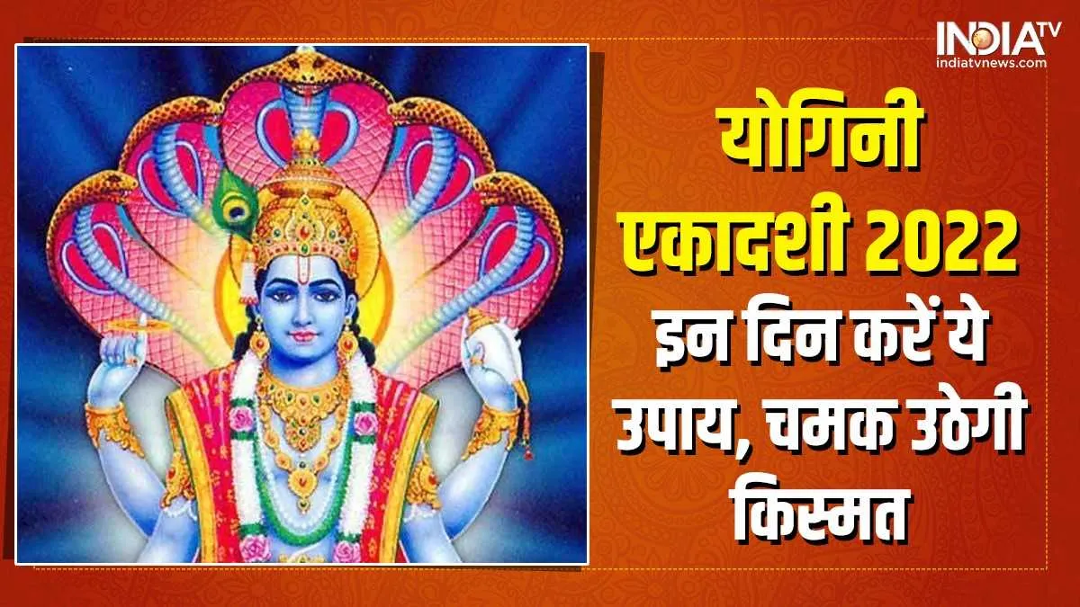 Yogini Ekadashi 2022: योगिनी एकादशी व्रत आज, इस दिन इन उपायों को करने से नहीं होगी धन की कमी Yogini Ekadashi 2022- India TV Hindi