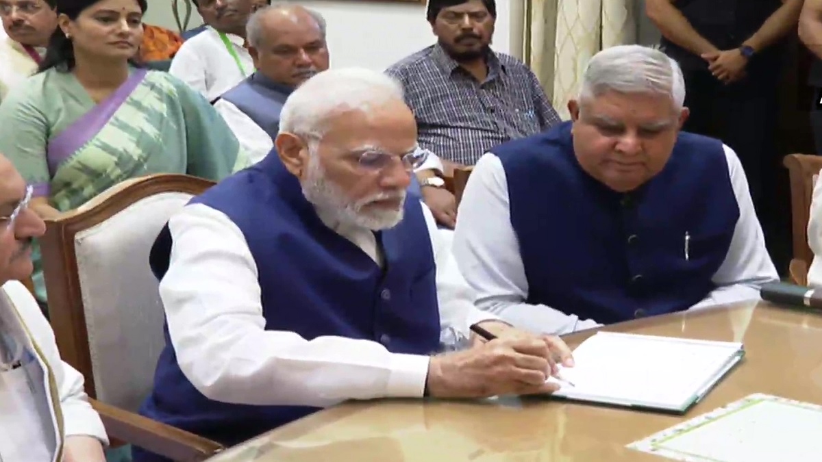 Vice President Election Jagdeep Dhankhar Files His Nomination For The ...