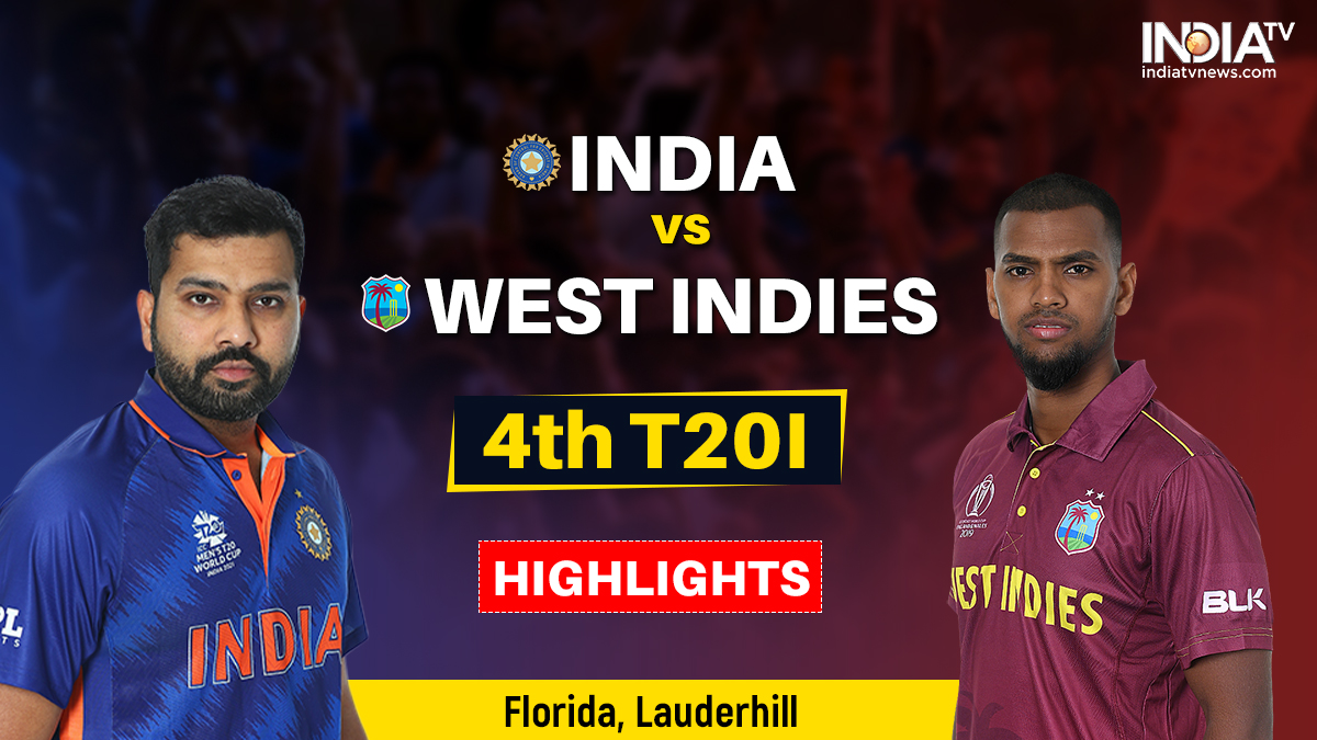 IND Vs WI 4th T20I HIGHLIGHTS: भारत ने वेस्टइंडीज को 59 रन से हराया ...