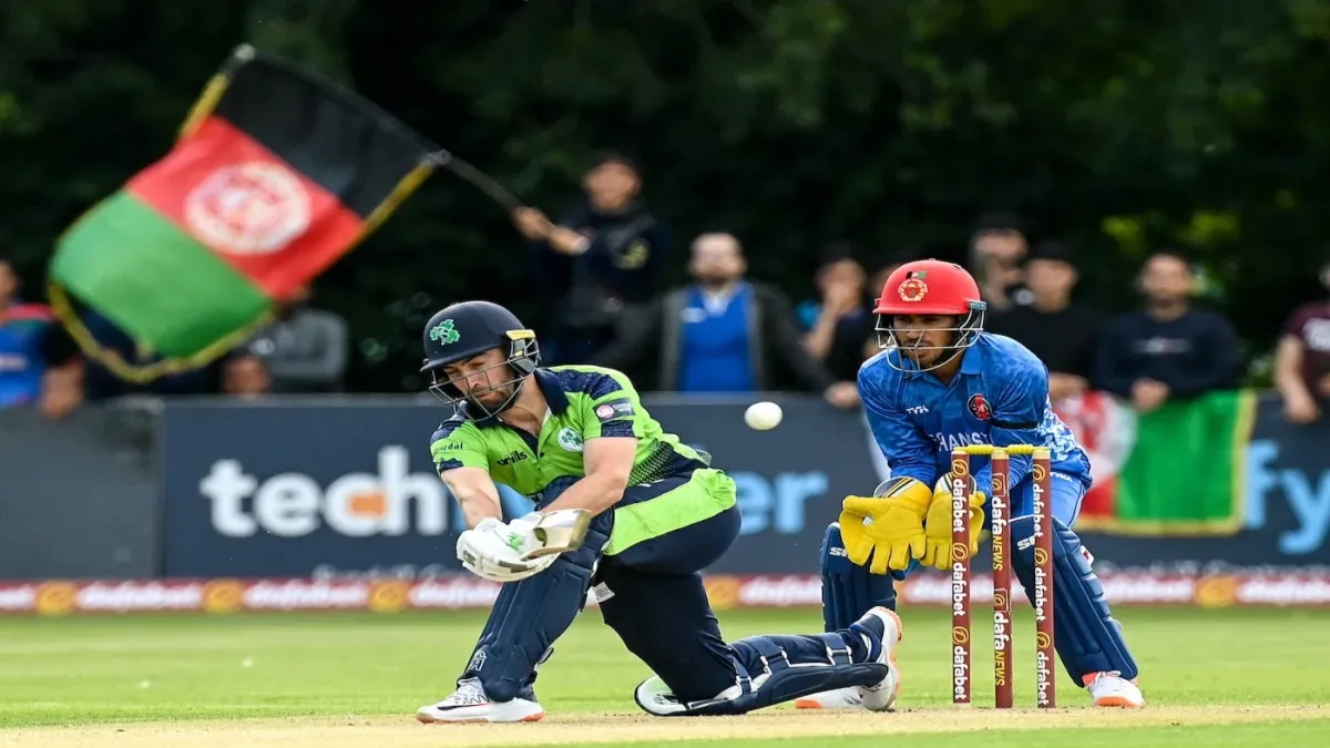 IRE vs AFG, 3rd T20I HIGHLIGHTS: अफगानिस्तान ने आयरलैंड को 22 रन से हराया, जीत के बावजूद सीरीज में 1-2 से पीछे Andy Balbirnie playing a shot in Ireland vs Afghanistan- India TV Hindi