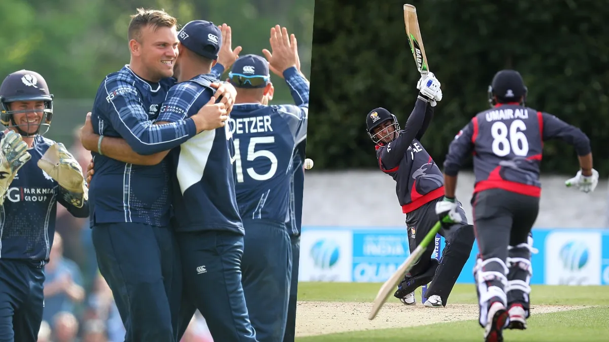 SCO vs UAE ODI HIGHLIGHTS: स्कॉटलैंड ने UAE को 64 रन से हराया, वर्ल्ड कप लीग में अपनी पकड़ की मजबूत Scotland vs UAE- India TV Hindi