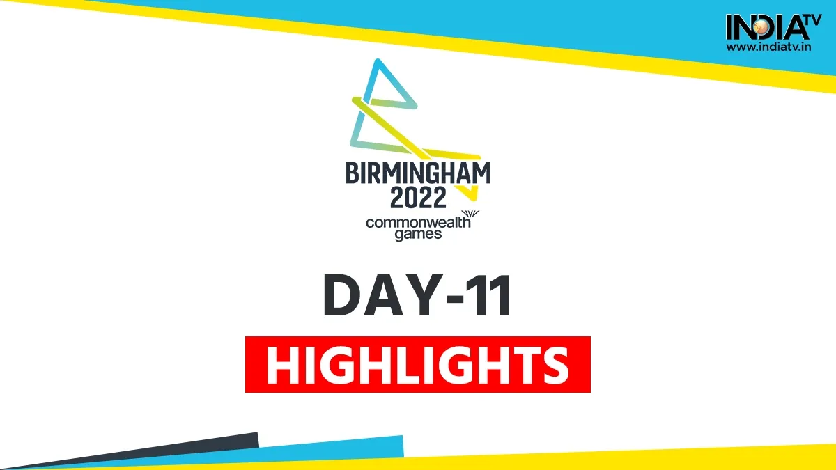 CWG 2022 Day 11 HIGHLIGHTS: भारत ने 61 पदकों के साथ किया समापन, 22 गोल्ड मेडल पर किया कब्जा CWG 2022 Day 11 Highlights- India TV Hindi