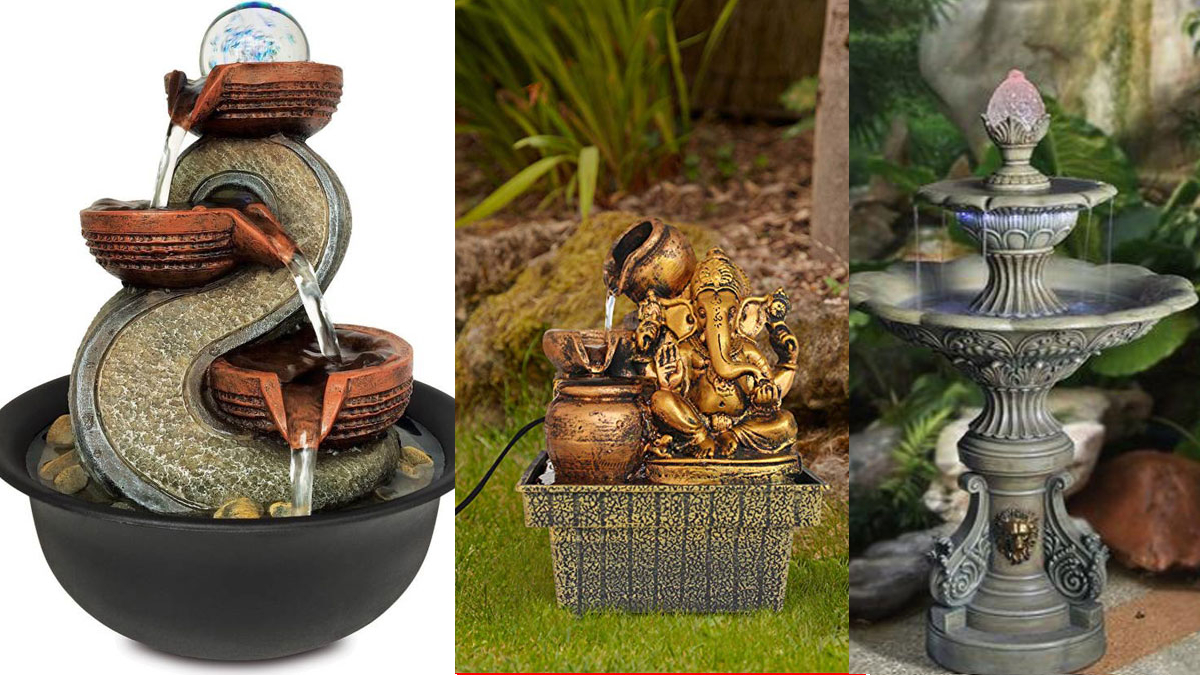 Vastu Shastra Put waterfall or fountain at home, luck will shine