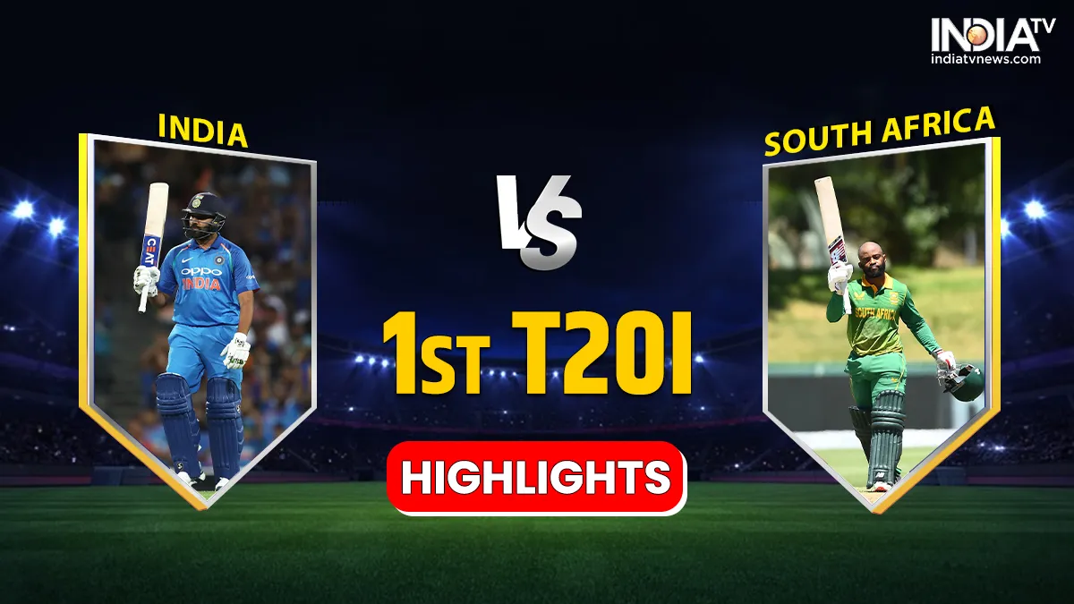 IND vs SA 1st T20 Highlights: भारत ने साउथ अफ्रीका के खिलाफ किया जीत से आगाज, अर्शदीप और चाहर रहे मैच के हीरो IND vs SA 1st T20 Highlights- India TV Hindi