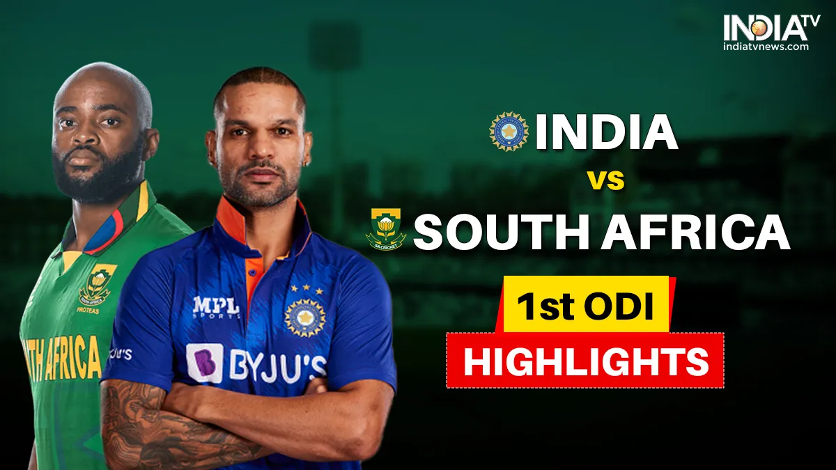IND vs SA 1st ODI HIGHLIGHTS: 9 रन से भारत ने गंवाया पहला वनडे, सैमसन की पारी पर फिरा पानी INDIA vs SOUTH AFRICA 1st ODI HIGHLIGHTS- India TV Hindi