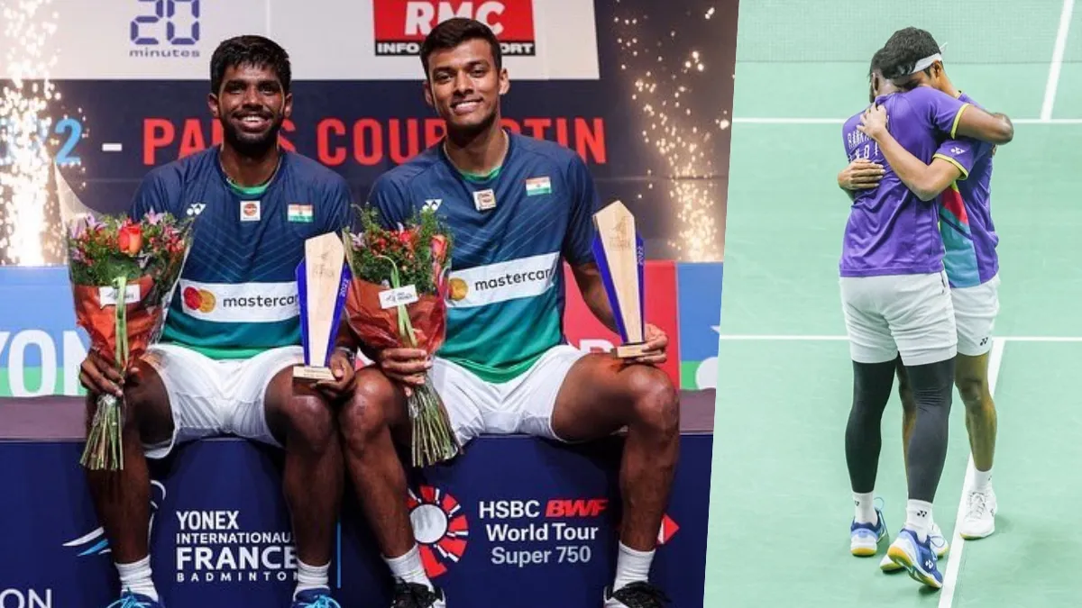French Open Badminton: भारतीय जोड़ी ने पेरिस में रचा इतिहास, सात्विक-चिराग ने पहली बार जीता फ्रेंच ओपन का खिताब सात्विकसाईराज...- India TV Hindi