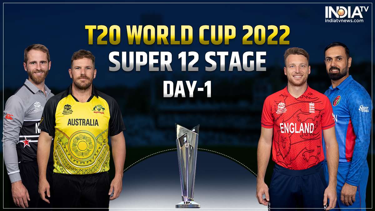 T20 World Cup 2022 Day 1 Super 12 Australia vs New Zealand and England ...