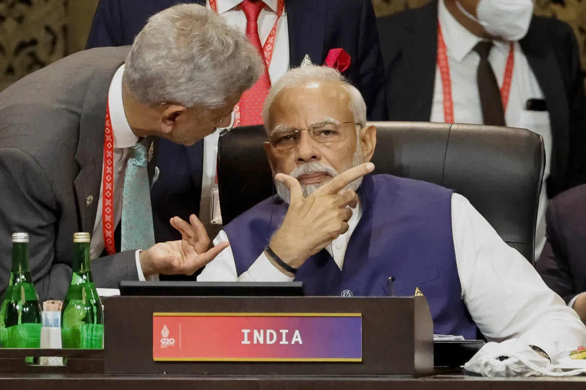 टेरर फंडिंग पर चीन और पाक फिर हुए बेनकाब, दिल्ली में 'No Money For Terror Funding' ग्लोबल कॉन्फ्रेंस से बनाई दूरी प्रधानमंत्री नरेंद्र मोदी से वार्ता करते विदेश मंत्री एस जयशंकर(प्रतीकात्मक फोटो)- India TV Hindi
