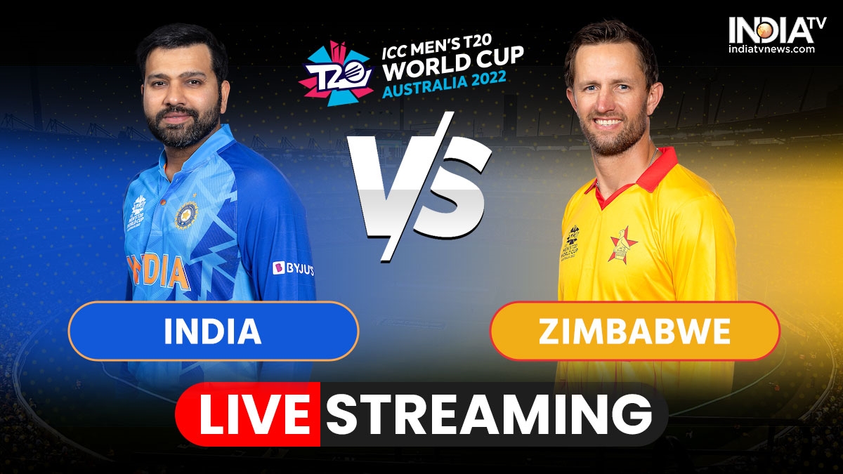 IND vs ZIM Live Streaming t20 world cup 2022 India vs Zimbabwe Star