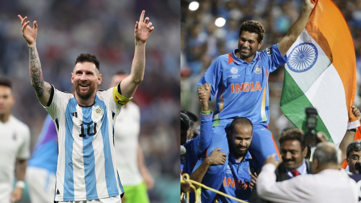 Lionel Messi Argentina in Fifa world cup final one win away from trophy may relive Tendulkar moment | क्या मेसी को मिलेगा ‘तेंदुलकर मोमेंट’? दुनिया भर के फैंस मांग रहे हैं खास दुआएं