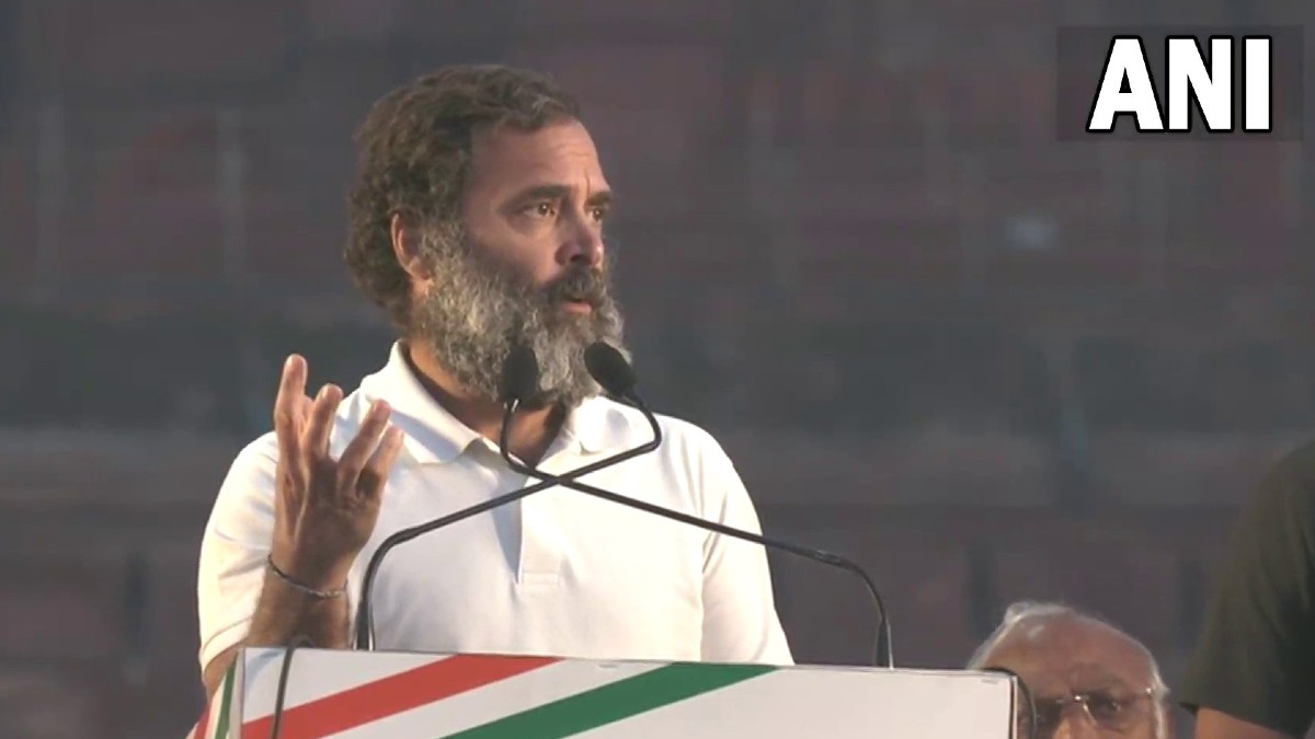 Rahul gandhi at red fort says I have not seen any hatred anywhere in my journey of 2800 kms। लाल किले से बोले राहुल गांधी- 2800 किलोमीटर की यात्रा में मुझे कहीं नफरत नहीं दिखी