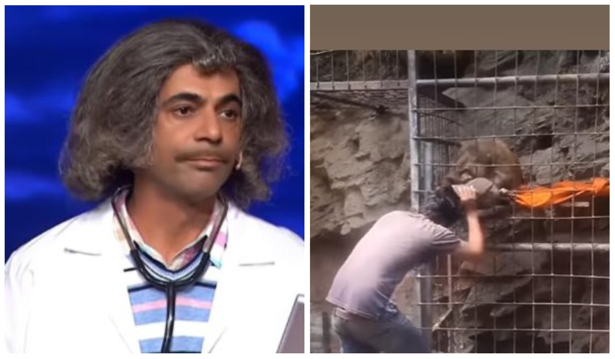 Sunil Grover ने शेयर किया ‘मेरा दिल ये पुकारे आजा’ पर मजेदार वीडियो/comedian sunil grover shared funny video of monkey with mera dill ye pukare aaja song