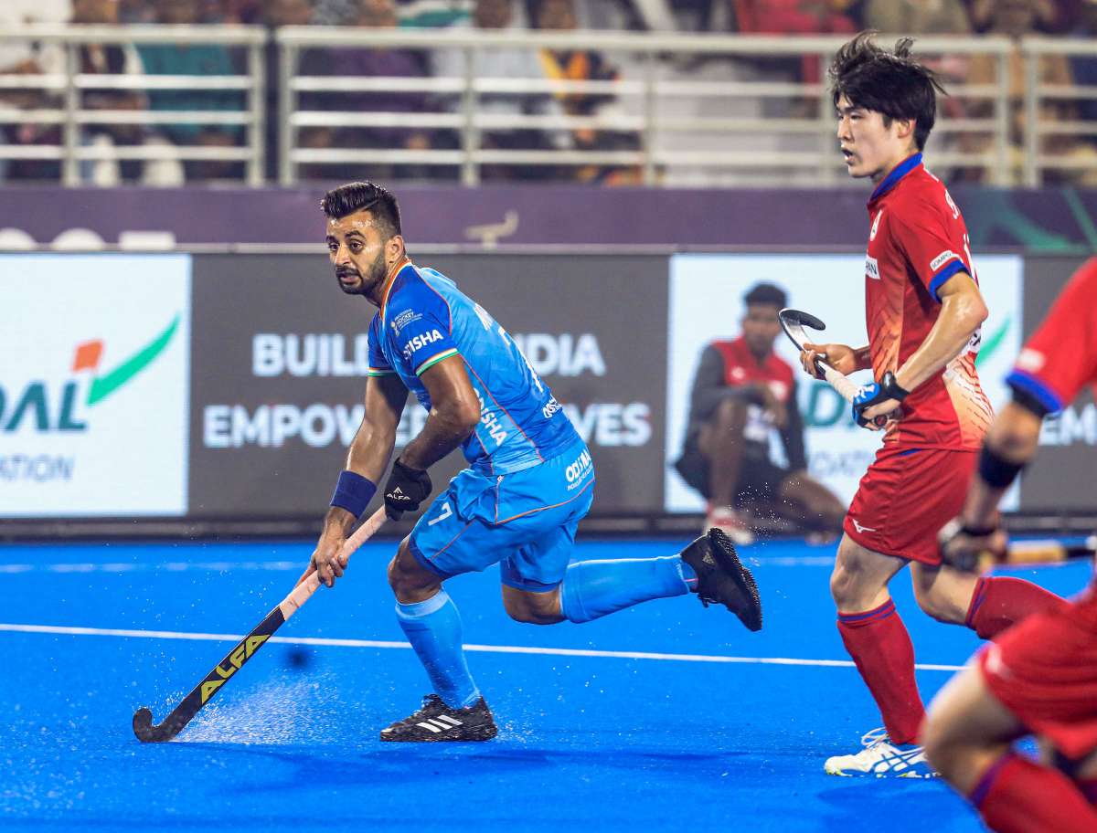 Hockey World Cup 2023 Indian Hockey team beat Japan by 8-0 in last match | टीम इंडिया की आखिरी मुकाबले में शानदार जीत, जापान को 8-0 से रौंदा