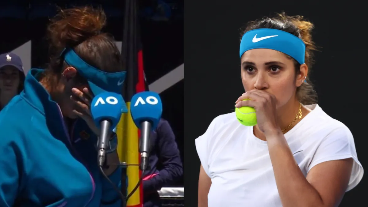 सानिया मिर्जा ने गीली आंखों के साथ ग्रैंड स्लैम को कहा अलविदा, देखें Video Sania Mirza- India TV Hindi