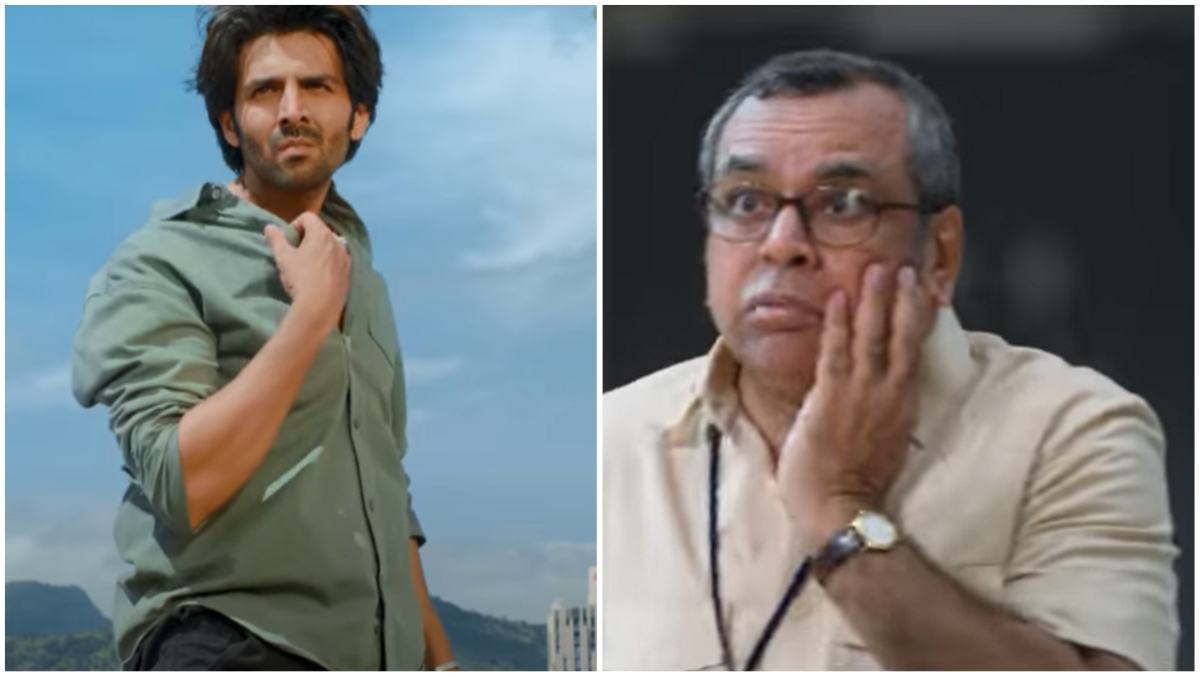 kartik aaryan slaps paresh rawal actor reveals how he did this scene | कार्तिक आर्यन ने बताया परेश रावल को जड़े तमाचे का सच