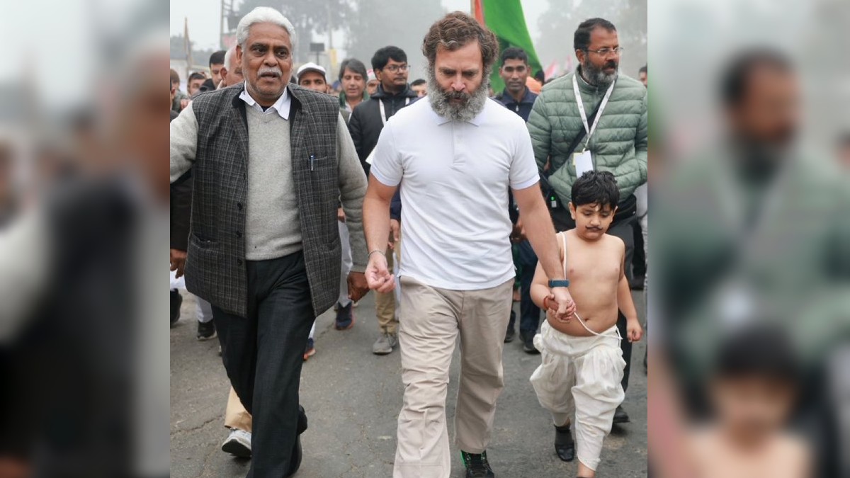 Tajinder Pal Bagga attacks rahul gandhi says In 4 degree temperature taking child without clothes । “4 डिग्री तापमान में बच्चे को कपड़े उतार के घुमा रहे”, तेजिंदर बग्गा ने राहुल गांधी को बताया बेशर्म