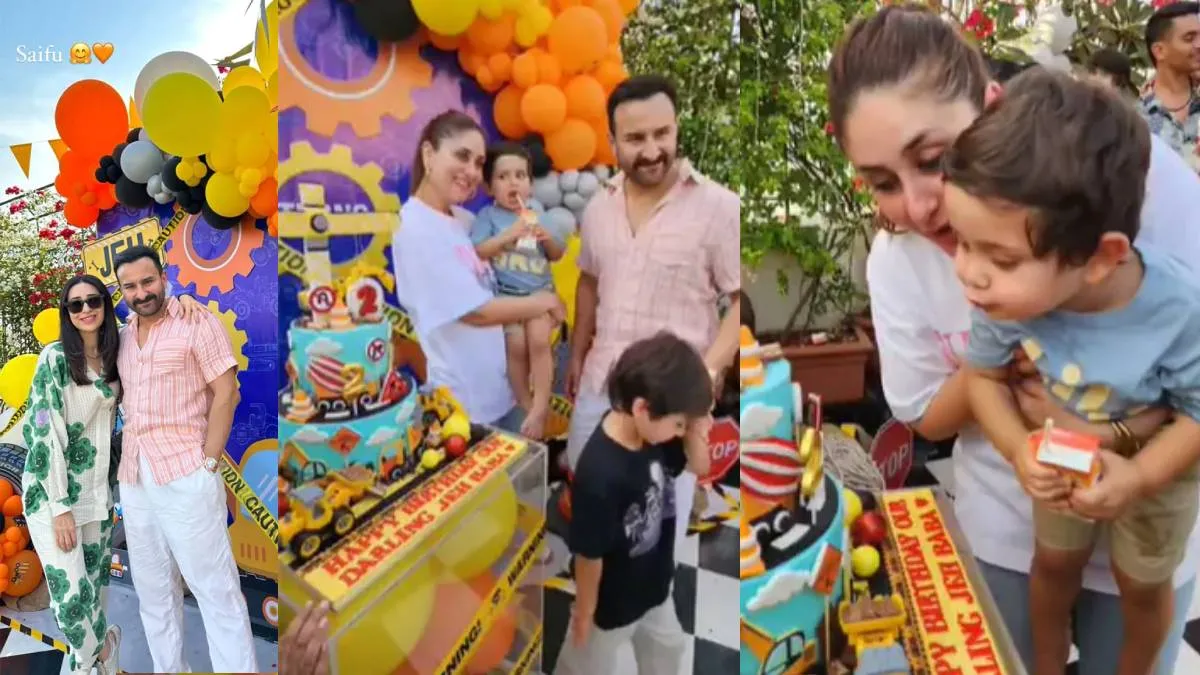 Saif और Kareena के बेटे जेह के जन्मदिन पर हुई खूब मस्ती, देखिए INSIDE Pics Jeh birthday- India TV Hindi