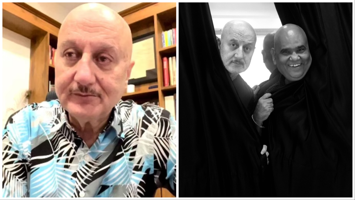 anupam kher remembering friend satish kaushik shares emotional video on instagram | दोस्त सतीश कौशिक को याद कर भावुक हुए अनुपम खेर