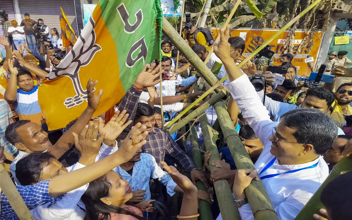 Assembly Election Results 2023 : नॉर्थ ईस्ट में बीजेपी को बड़ी कामयाबी, त्रिपुरा में स्पष्ट बहुमत, नागालैंड और मेघालय में सहयोगी दलों के साथ बनाएगी सरकार बीजेपी की जीत का जश्न- India TV Hindi