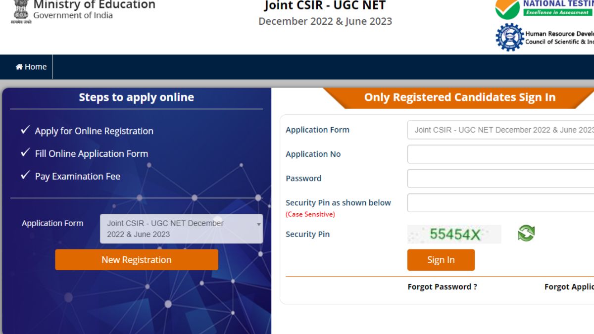 Csir ugc net exam 2023 registration begins direct link csir ugc net