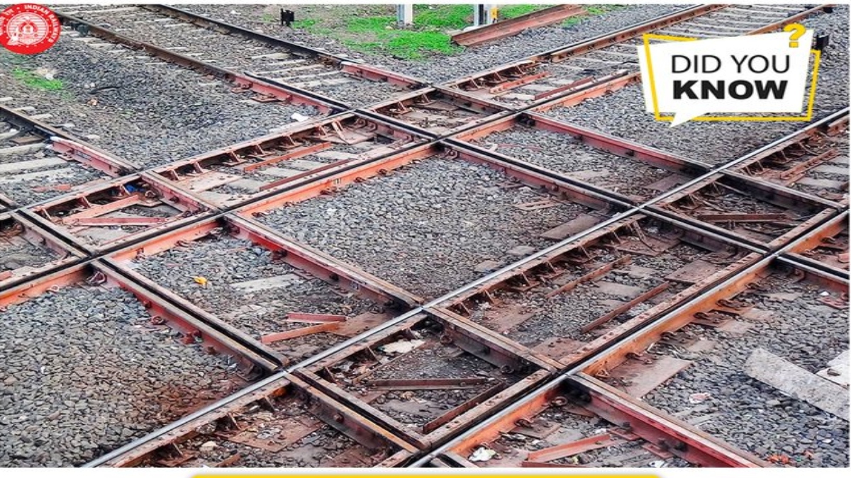 wonder of the railways double diamond crossing here trains come from both sides, but do not collide । रेलवे का अजूबा-यहां बना है डबल डायमंड क्रॉसिंग, दोनों तरफ से आती हैं ट्रेनें, मगर टकराती नहीं