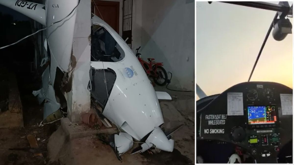 Glider entered the house as soon as it took off in Dhanbad, Jharkhand