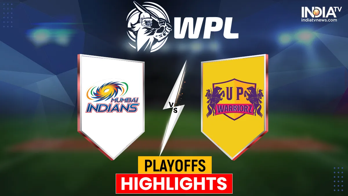 WPL 2023 MI vs UPW Highlights: फाइनल में पहुंची मुंबई इंडियंस, एलिमिनेटर में यूपी वॉरियर्स को हराया WPL 2023 MI vs UPW Highlights- India TV Hindi