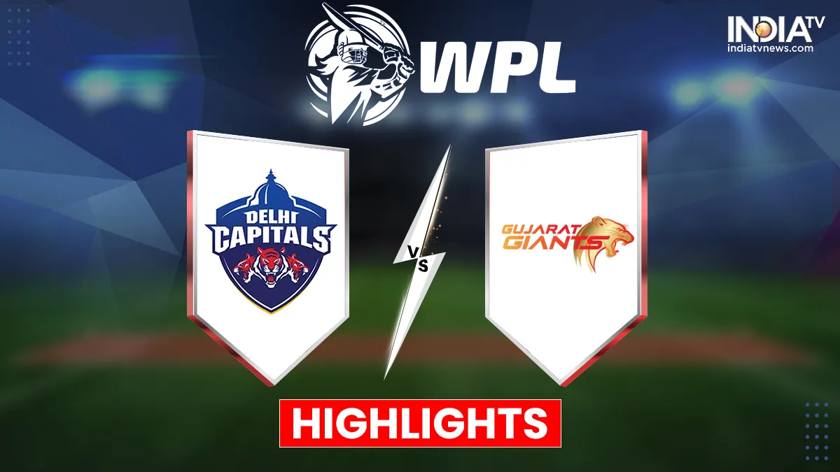 DC vs GG Highlights: दिल्ली कैपिटल्स ने एकतरफा तरीके से जीता मैच, गुजरात जायंट्स को 10 विकेट से हराया DC vs GG Highlights- India TV Hindi