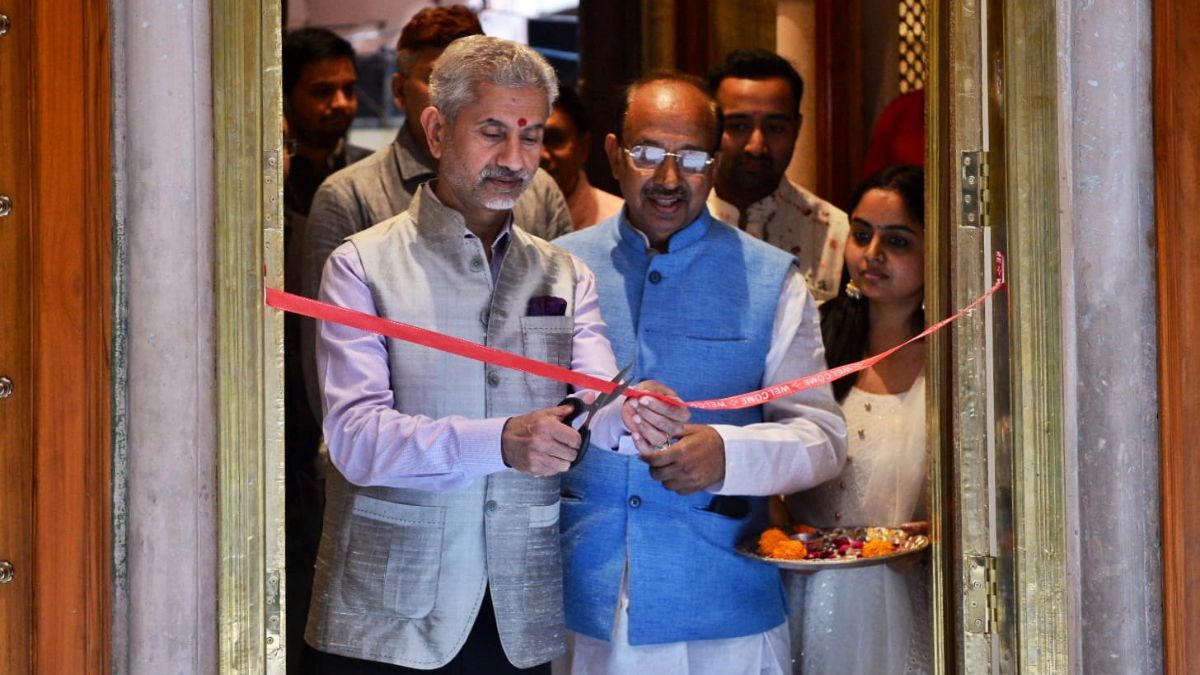 S Jaishankar inaugurates renovated ‘Swarna Haveli’ in Delhi’s Chandni Chowk