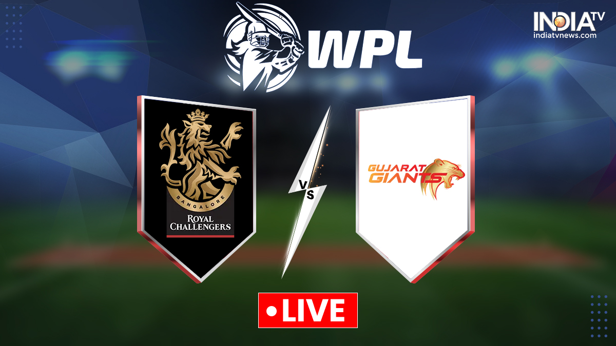 WPL 2023 RCB vs GG Live Score Updates Royal Challengers Bangalore vs Gujarat Giants | रॉयल चैलेंजर्स बैंगलौर के लिए करो या मरो का मैच, यहां देखें Live Score