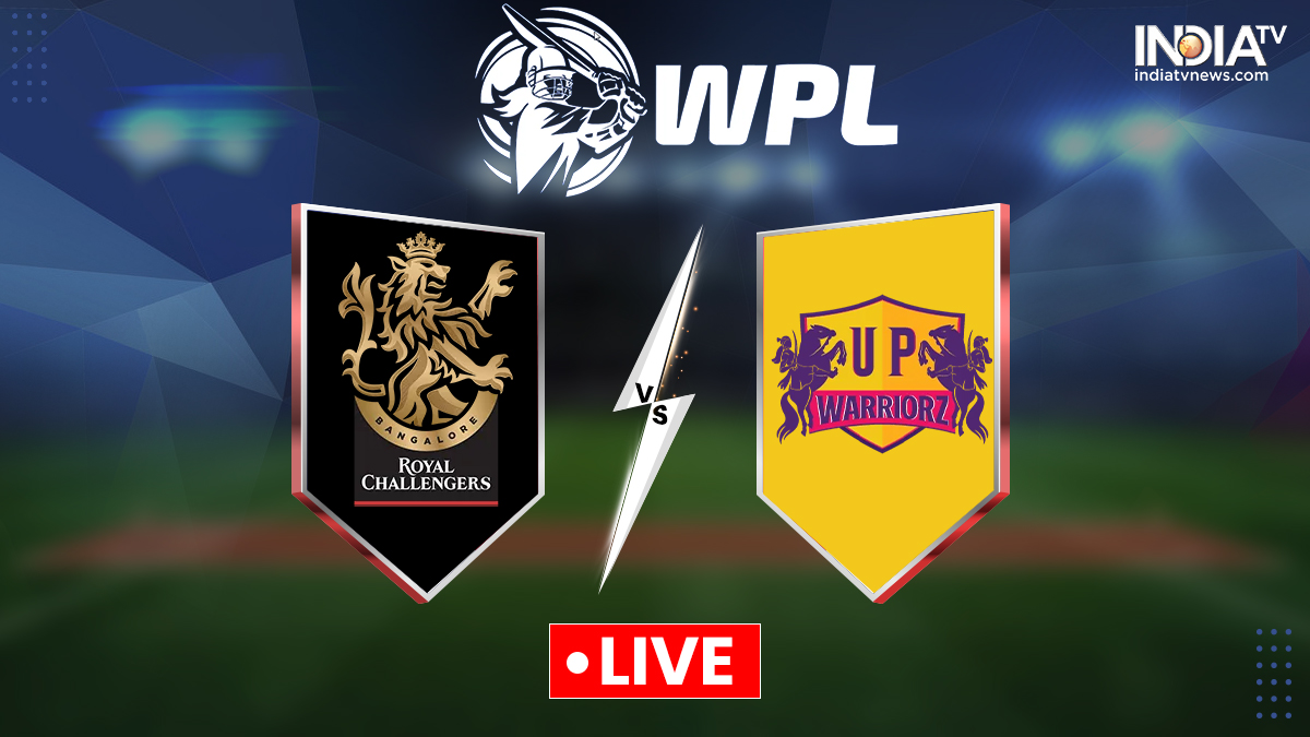RCB vs UPW LIVE Women Premier League live scorecard RCB vs UPW live updates | टूर्नामेंट में बने रहने के लिए आरसीबी का सामना यूपी से, यहां देखिए लाइव स्कोर