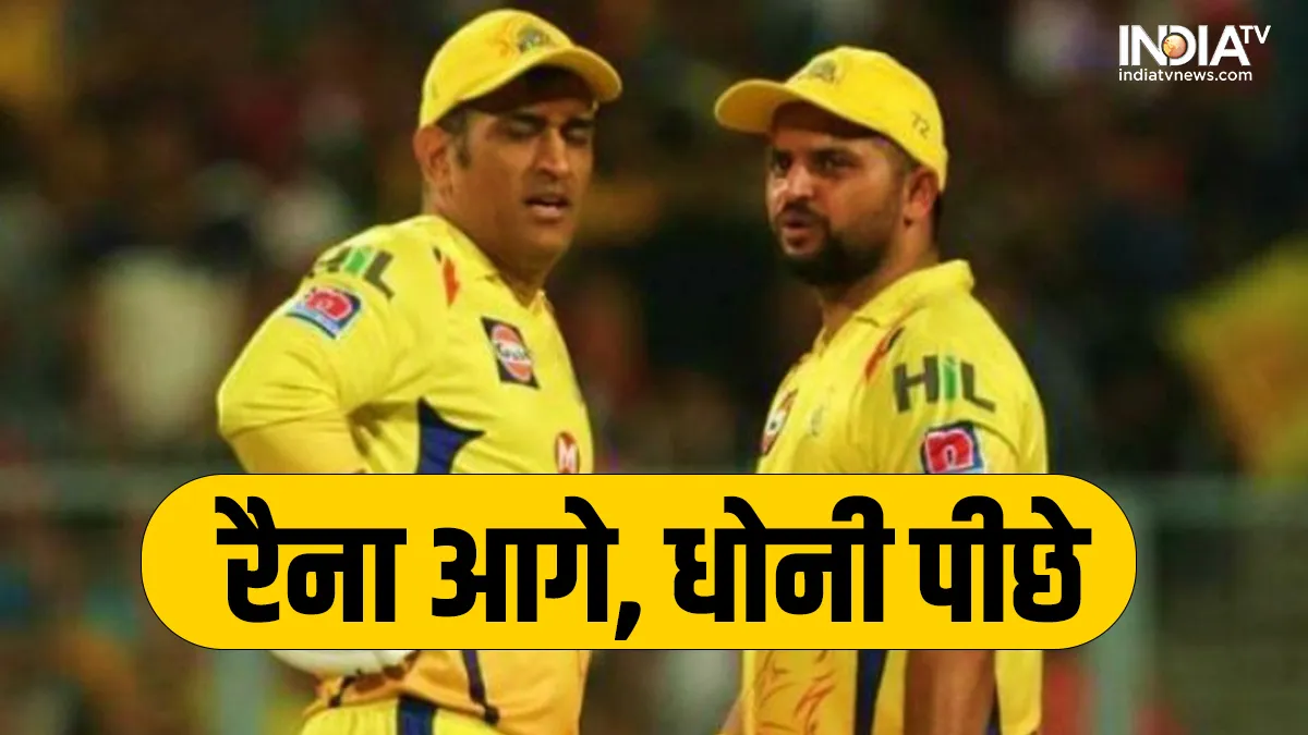 IPL 2023 : सुरेश रैना का ये कीर्तिमान चकनाचूर कर सकते हैं एमएस धोनी MS Dhoni and Suresh raina in CSK IPL- India TV Hindi
