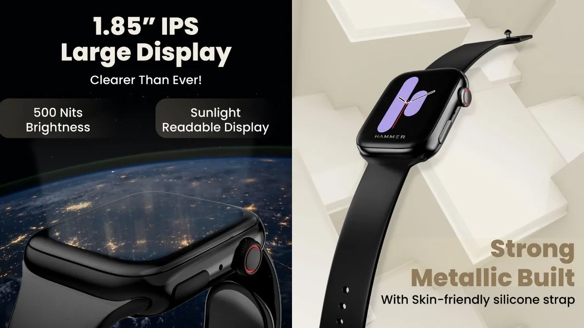 HAMMER ने ACE series की 3.0 Smart Watch को किया लॉन्च, जानें खासियत HAMMER ACE series3.0 Smart Watch - India TV Paisa