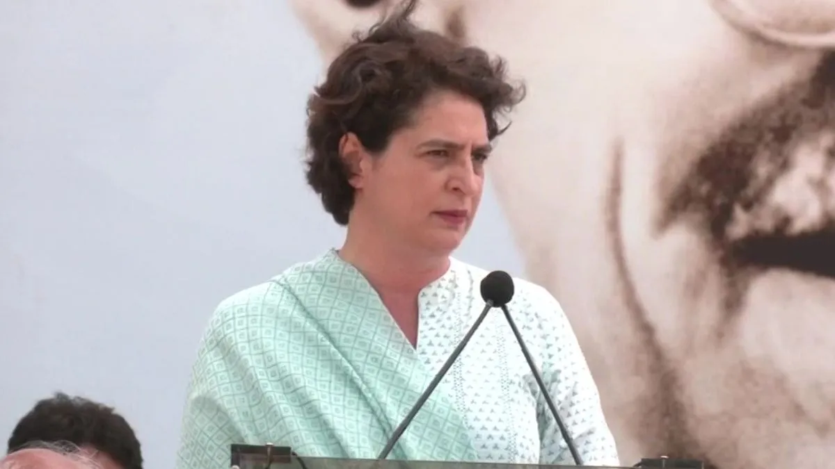 क्या भगवान राम और पांडव परिवारवादी थे? कांग्रेस के सत्याग्रह में प्रियंका गांधी का पीएम मोदी पर हमला संकल्प सत्याग्रह में बोलीं कांग्रेस महासचिव प्रियंका गांधी- India TV Hindi