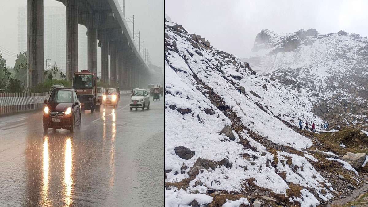 IMD Weather Update Delhi Rains Makes Record In March Rain And Hailstorm ...