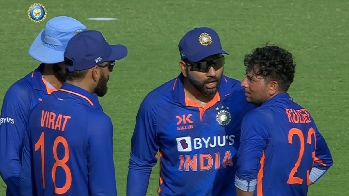 VIDEO: This act of Kuldeep made the captain’s head hot, Rohit scolded in front of everyone in the live match