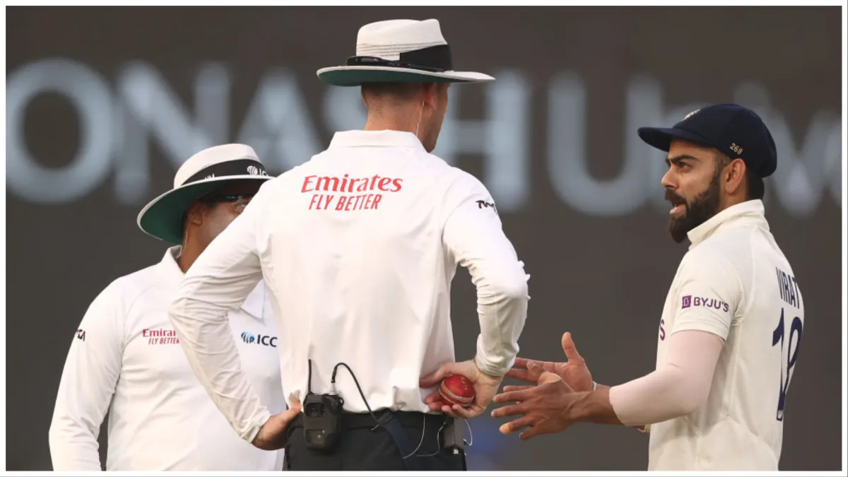 विराट कोहली बोले- मैं होता तो आउट था, सोशल मीडिया पर वायरल हुआ VIDEO Virat Kohli with Umpire Nitin Menon- India TV Hindi