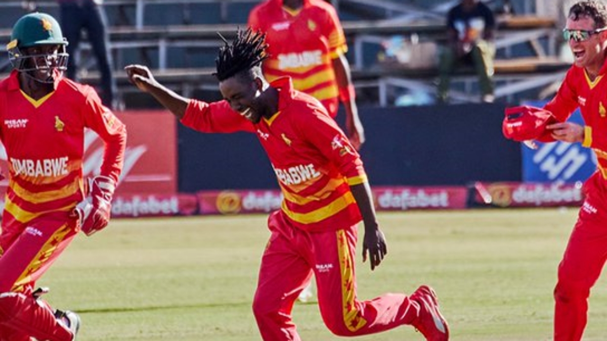 Zimbabwe player made a great record by taking a hat-trick, became the first such bowler