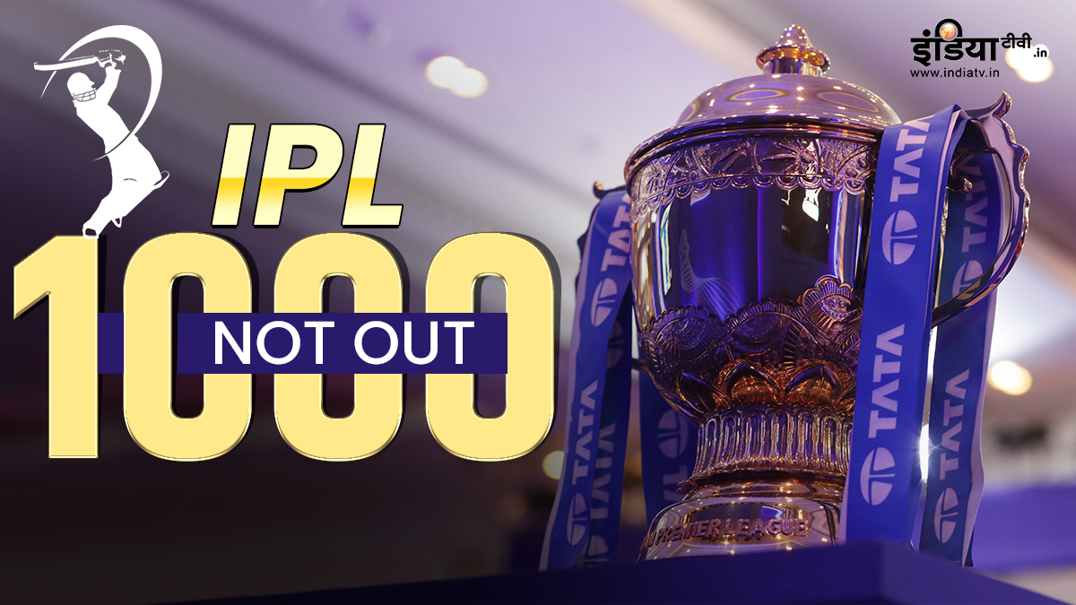 Historic moment of IPL, high voltage match between Mumbai and Rajasthan in 1000th match