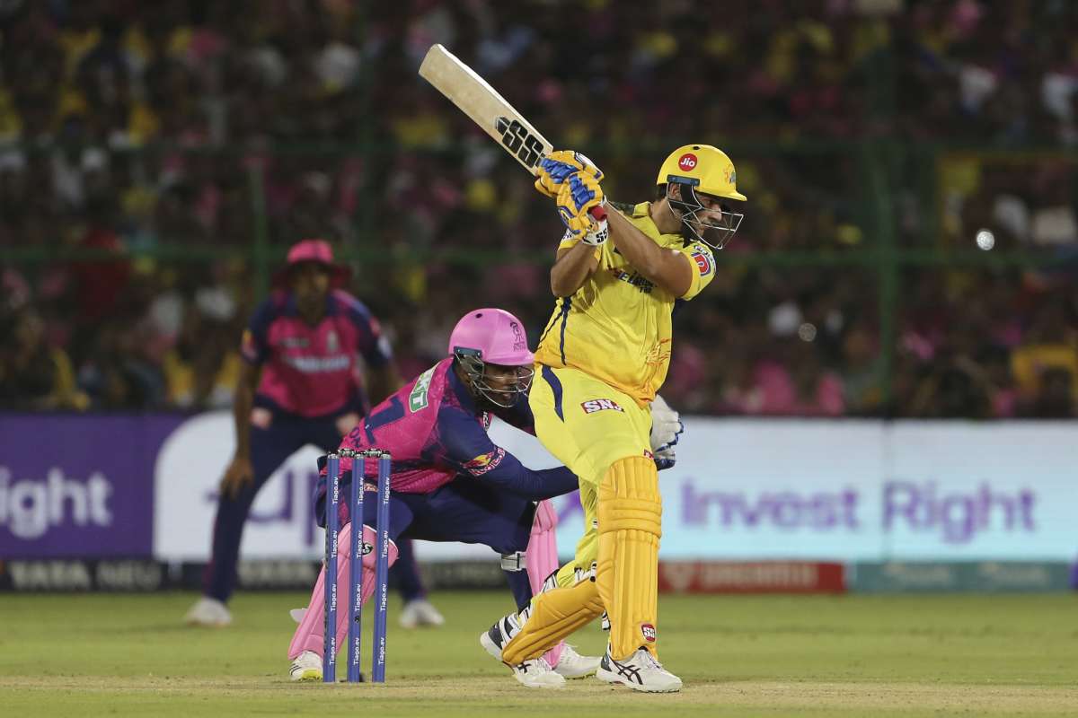 shivam dube completes 100 six in t20 cricket csk vs rr ipl 2023 । मैच हारकर भी CSK के इस खिलाड़ी ने बना दिया रिकॉर्ड, राजस्थान रॉयल्स के खिलाफ किया बड़ा कारनामा