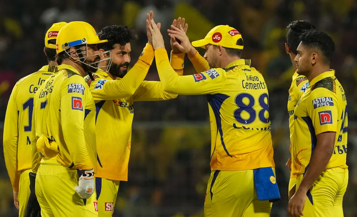 CSK ने शानदार अंदाज में KKR को चटाई धूल, धोनी की कप्तानी में हासिल किया पहला स्थान CSK Team - India TV Hindi