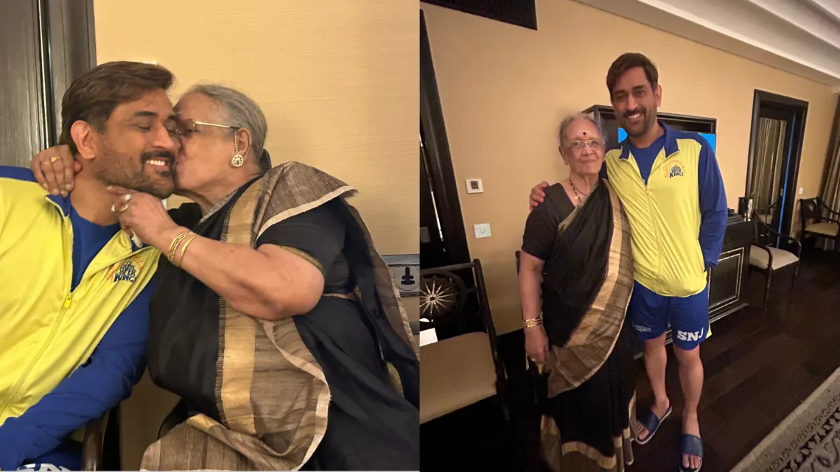 MS Dhoni ने पूरा किया 88 साल की फैन का सपना, हर तरफ हुई वाहवाही twitter KhushbuSundar- India TV Hindi