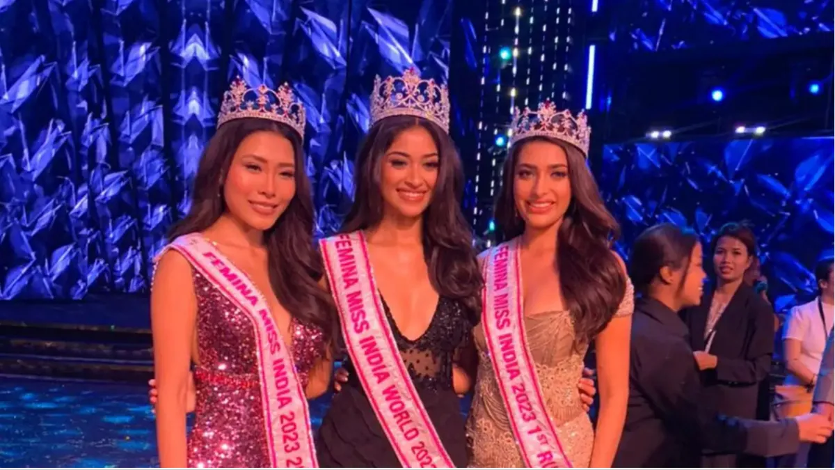 जानिए कौन हैं नंदिनी गुप्ता, जिन्हें मिला Femina Miss India 2023 का ताज twitter- India TV Hindi