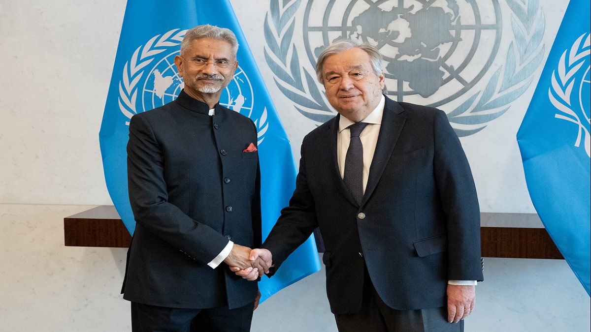 Jaishankar met UN General Secretary Guterres regarding Indians trapped in Sudan’s military conflict, Ukraine was also discussed