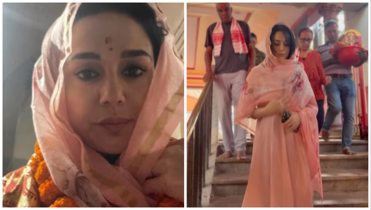 Preity Zinta wakes up all night to reach Kamakhya temple, after darshan shares her video