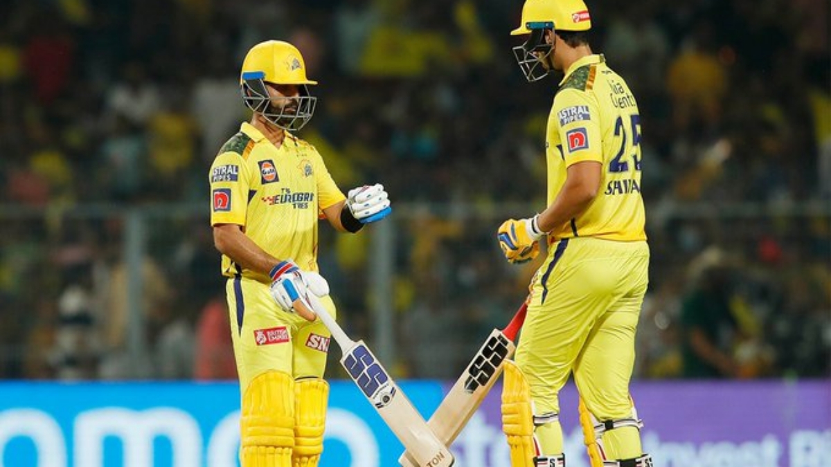 Ajinkya Rahane Shivam Dube Fastest Fifty Runs Partnership in IPL History For Chennai Super Kings | अजिंक्य रहाणे और शिवम दुबे की जोड़ी का तूफान, IPL में CSK के लिए रच दिया इतिहास