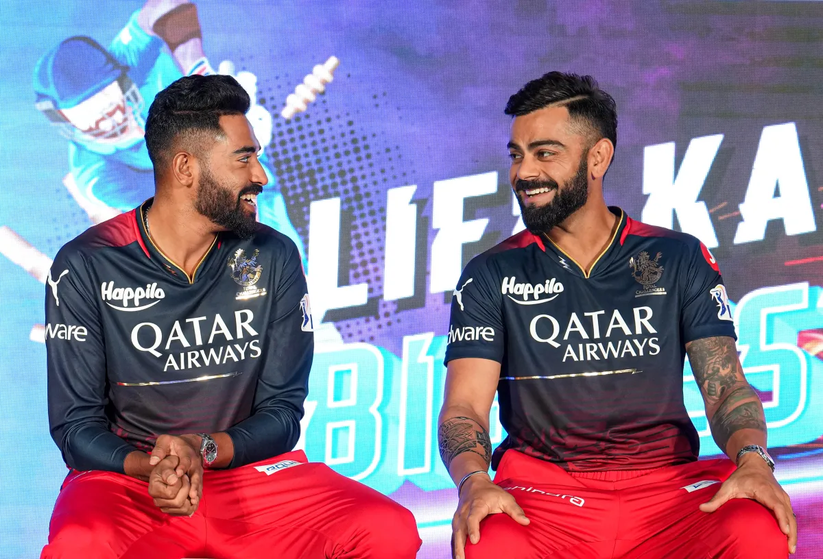 RCB Probable Playing XI vs KKR : विराट कोहली करेंगे कप्तानी ! इन 2 प्लेयर्स पर सस्पेंस Virat Kohli and Mohammad Siraj - India TV Hindi