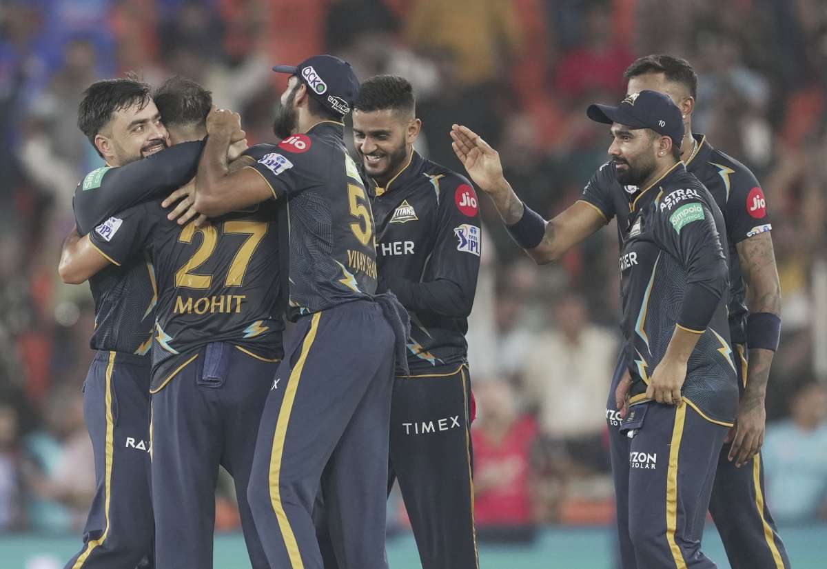 Gujarat titans makes Highest total in playoffs and reach consecutive 2nd ipl final beat mumbai indians. Gujarat shatters 9-year-old record, leaves CSK behind even before IPL final