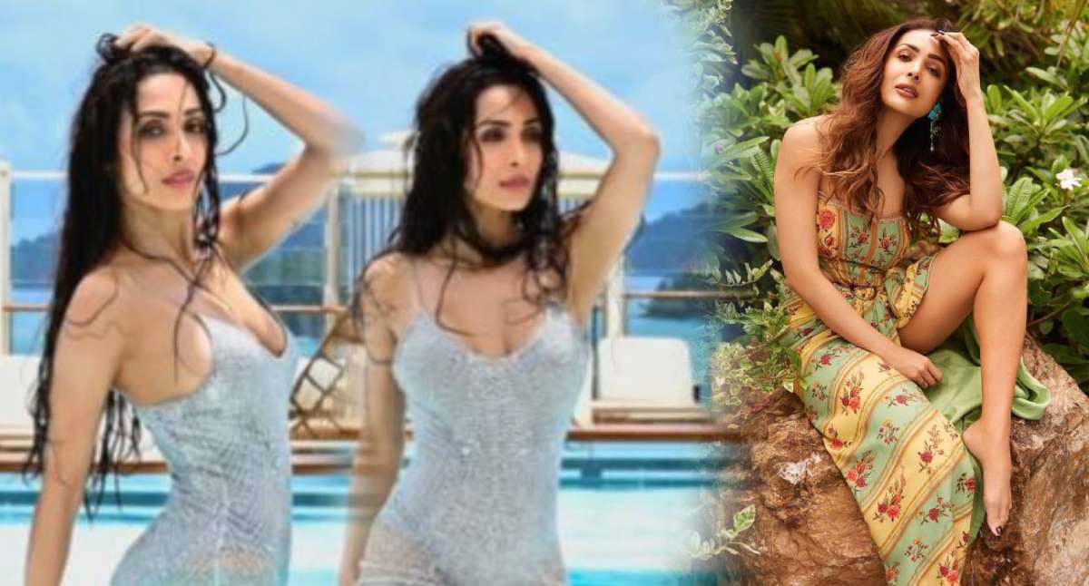 Malaika Arora Pool photoshoot in water is glamorous, actress looks super bold in video